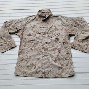 Propper USMC Marines Camouflage Button Up Tactical Long Sleeve Mens Med Regular